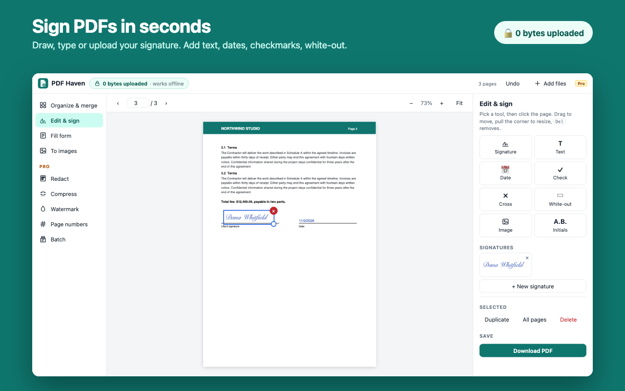 PDF Haven screenshot 2